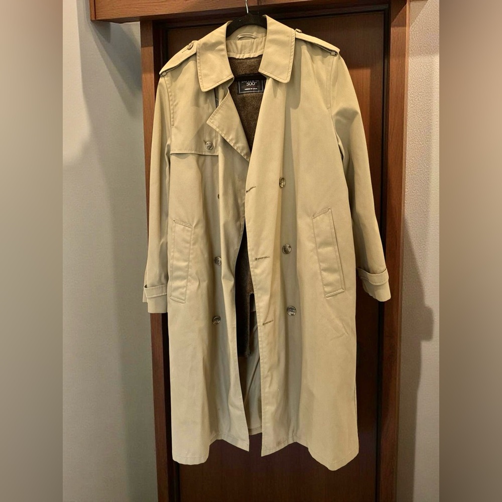 Classic Tan Trench Coat